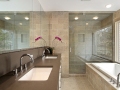 Master bath in luxury home